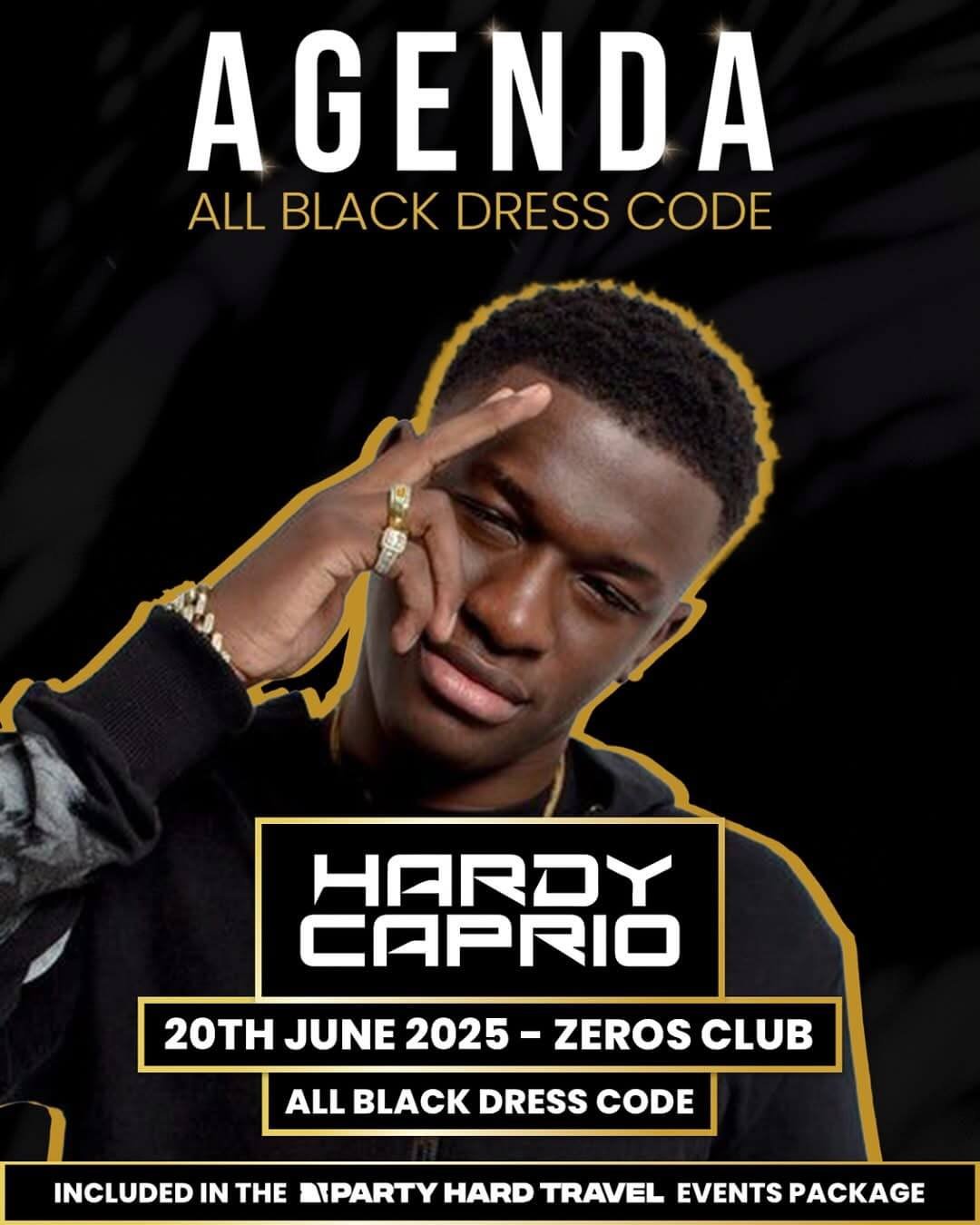 Zante Agenda Party Zeros Club